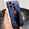 L-Luis M-Miguel Singer Soft Phone Case for iPhone 16 16E 17 Air 15 Pro Max 14 Plus 13 Mini 11 12 7 Black Cover Back Shell
