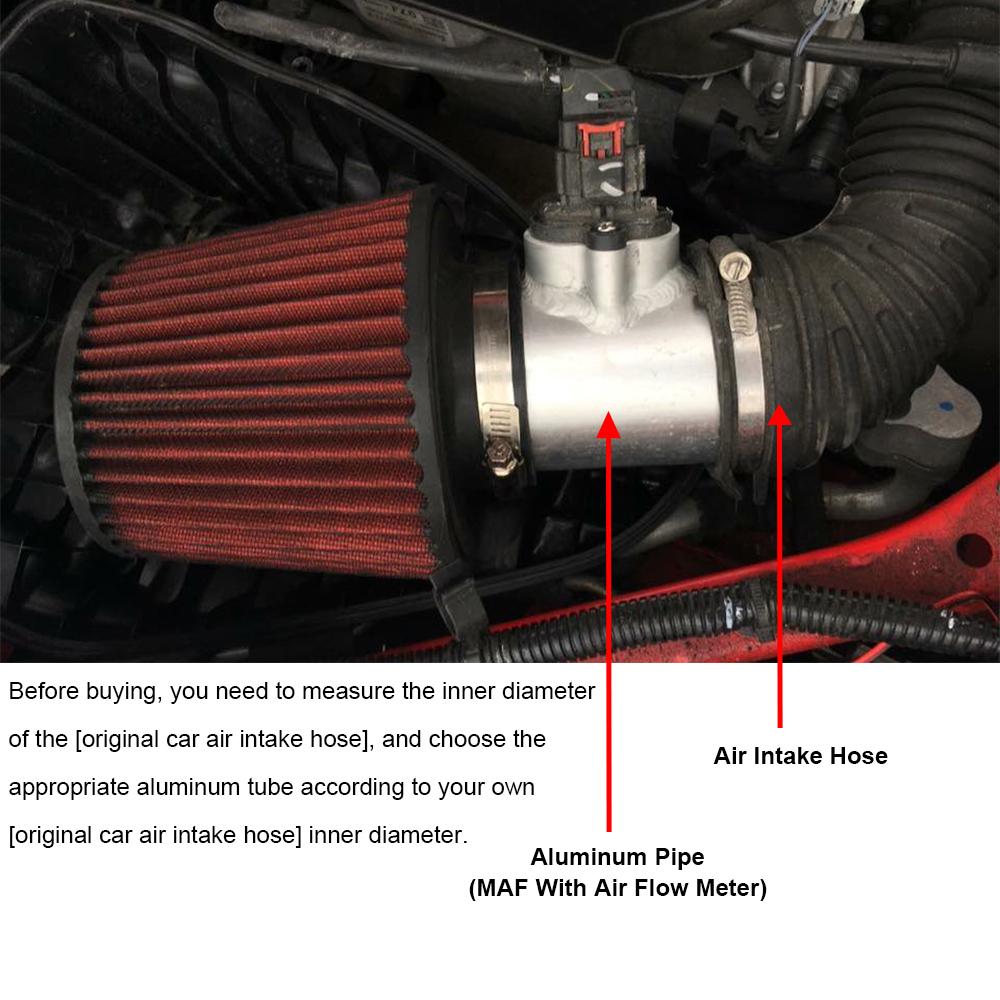 Air Intake Pipe Flow Sensor Mount for BMW BMW 118 120 228i 320i 328i 428i 528i M3 M4 M5 M6 X1 MAF Performance Meter Adapter Tube