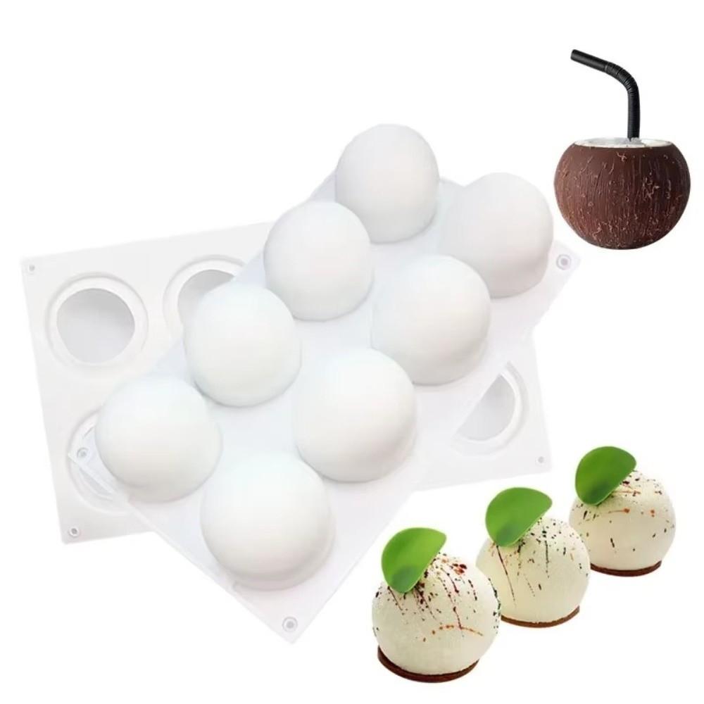 DIY Silicon Ball Cake Mould Spherical-Shaped Dessert Mousse Mold Bakeware Decorating Tool