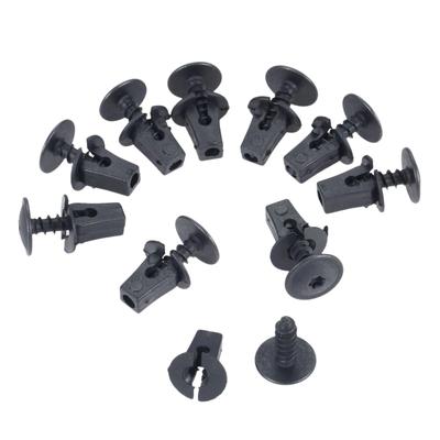 10Pcs Car Auto Plastics Clips Fender Liner Mudguard Fastener Clips Screws for VW Passat B5 B6 B7 CC Golf MK6 Tiguan Touran Polo