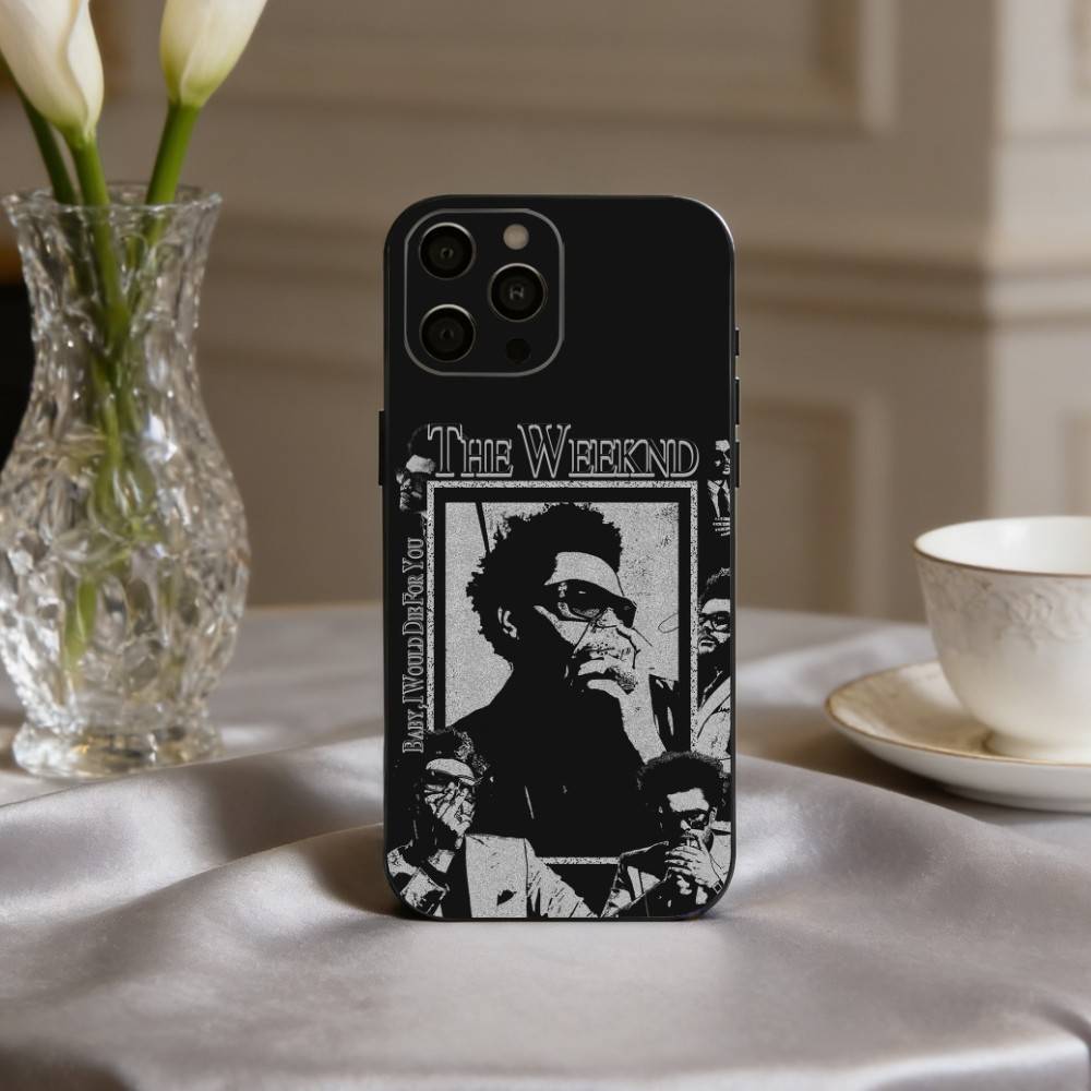 T-The-E Talented W-Weeknd-D Phone Case For iPhone 17,16,15,14,13,12,11 Plus,Pro Max,XS,Soft Silicone Black Cover