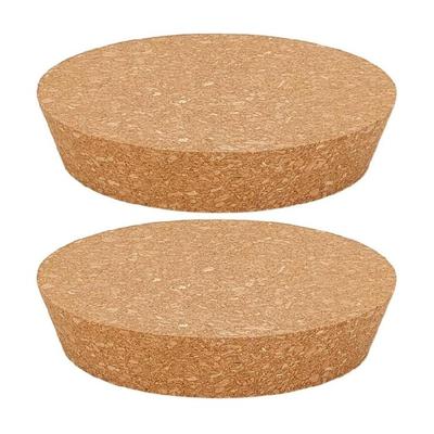 2 Piezas Tapones de Corcho Grandes Tapones de Corcho para Botellas Tapones Cónicos de Madera Tapones Cónicos de Madera para Botellas Tapas de Corcho para Frascos de Conserva