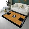 Classic Basketball Court Team Carpet Rug for Playroom Bedroom Living Room Sofa Home Decor,kid Game Area Rug Non-slip Floor Mat
