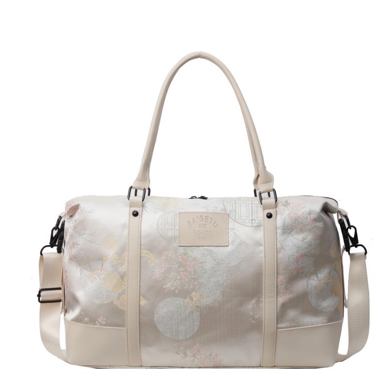 תיק נסיעות גדול בסגנון סיני: הפרדה רטוב/יבש, תיק צד קל משקל ותיק כושר