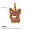 Adorable Animal Charm Series: Cat, Dog & Squirrel Pendants for DIY Bracelets
