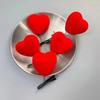 Cartoon Weddings Hair Clip 3D Heart Shaped Hair Clips Plush Hairpin Fashion Duckbill Clip Accessories Party Valentine's Day Gift