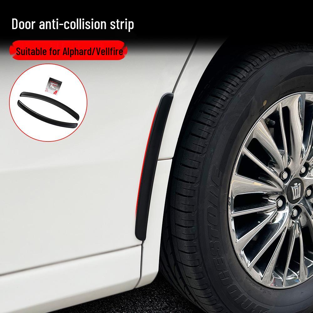 Fits Alphard 30 Series & Vellfire 40 Series (08-25 models) Car Door Anti-Collision & Anti-Scratch Rubber Strips