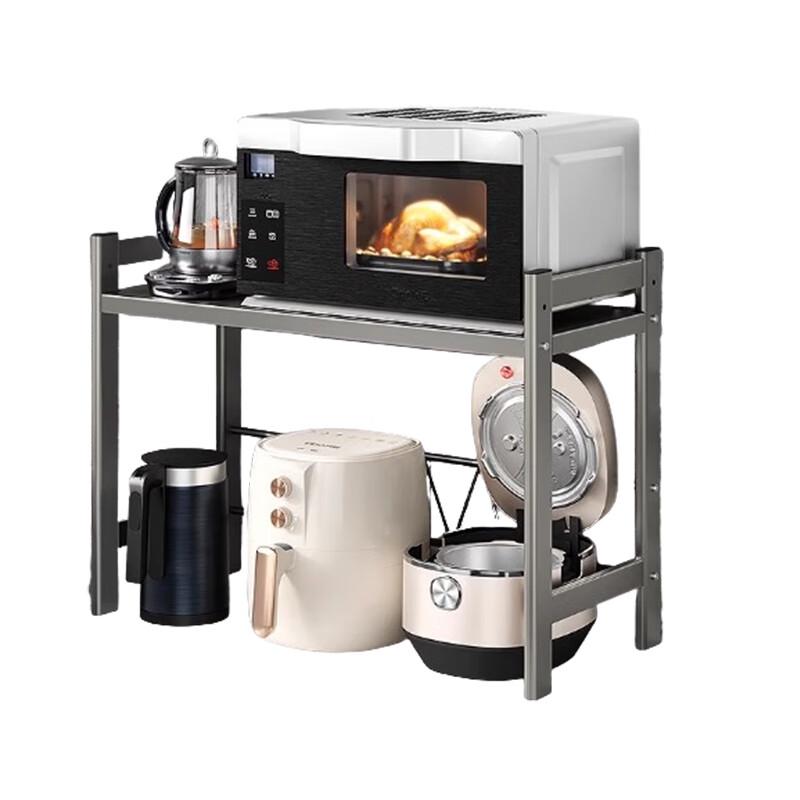 Reinforced Steel-Wood Microwave Oven Rack