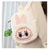 Schoolbag Elf Doll Cartoon Peripheral Plush Toy Cute Labu Double Shoulder School Bag Girl Heart Hand Pain Bag