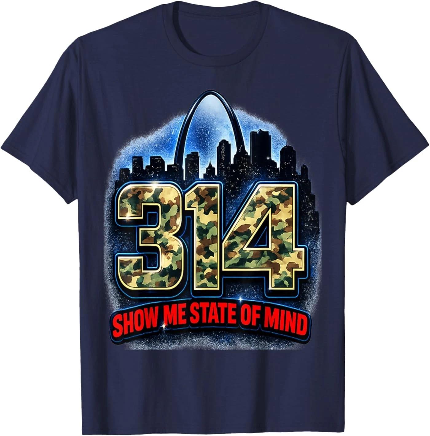 

314-я улица. Футболка Louis Camo Skyline Show Me State of Mind 3XL