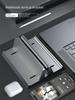 3-in-1 Aluminum Vertical Stand for Laptop, Tablet, and Phone Storage