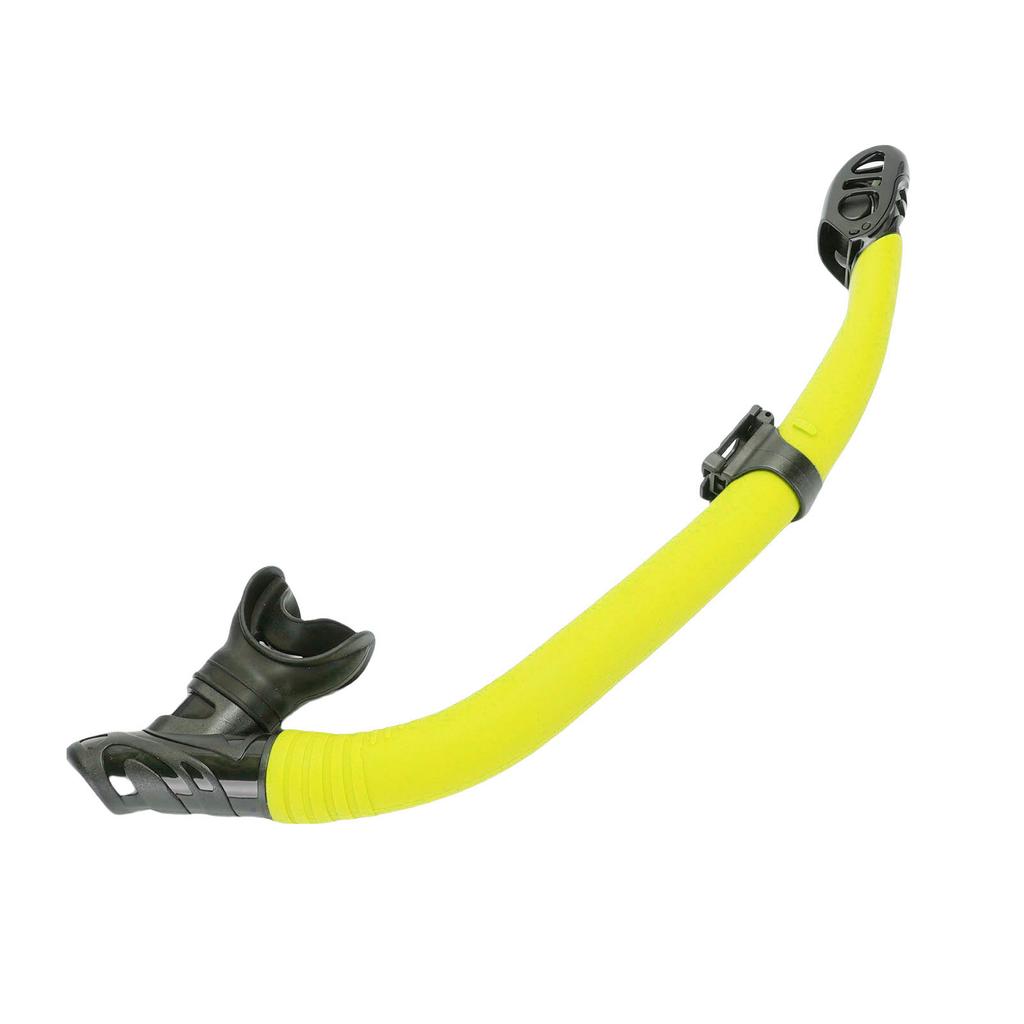 Dual Function Wet Full Dry Diving Snorkel with Bite Valve for Freediving Snorkeling Universal Diving Gear Easy Breath