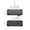 S8 Wireless Bluetooth Speaker Mirror Clock HD Led Multifunction Stereo Speakers Alarm Clock FM Radio TF Card Dual Alarm Clock