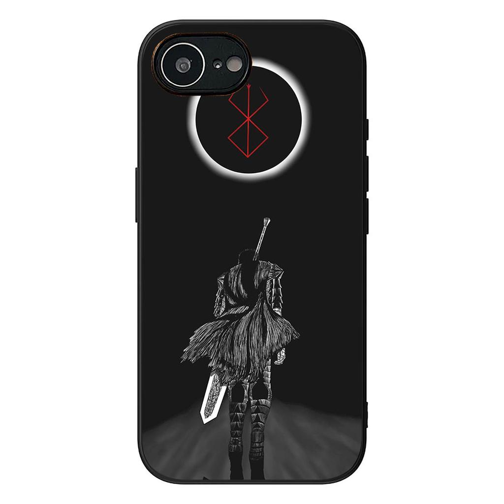 Berserk Anime Guts Phone Case for Apple iPhone 16 17 Air 14 15 Pro Max Plus 16+ 16E 14+ ProMax Cover Casing