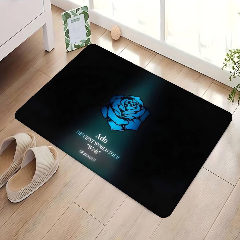 1pc Ado Bathroom Mat Kids Room Bedroom Decoration Balcony Anti-Slip Doormat Living Room Welcome Rug