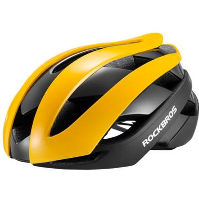 Universal Adjustable Bicycle Helmet, Size L, Black and Yellow