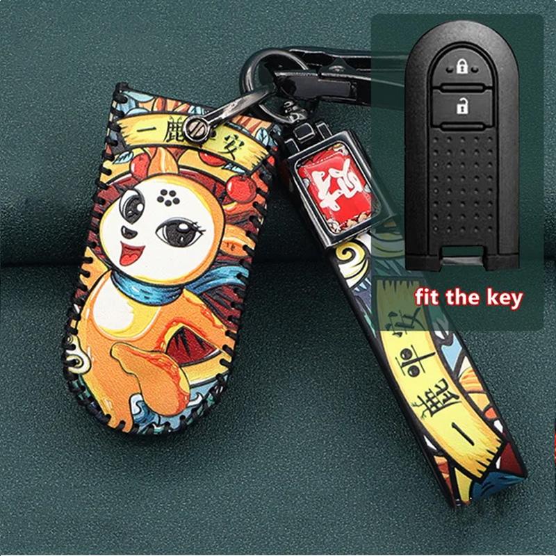 2 Buttons Car Remote Key Cover Case for Daihatsu Tanto Terios LA600S LA800S LA610S LA150S for Perodua Toyota Rush Accessories