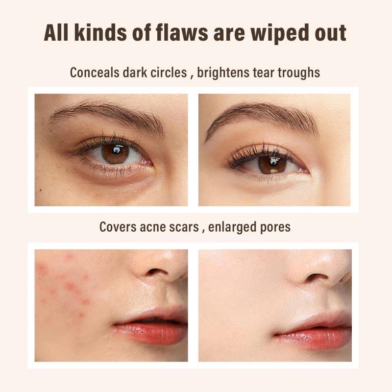 Concealer Hides Facial Spots, Dark Circles, Brightening Skin Tone, Moisturizing Concealer