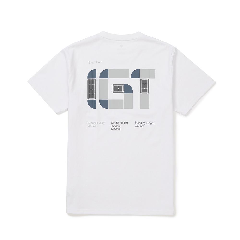 [Snowpeak] IGT Logo Short Sleeve T-Shirt White (S24FMBTS40)