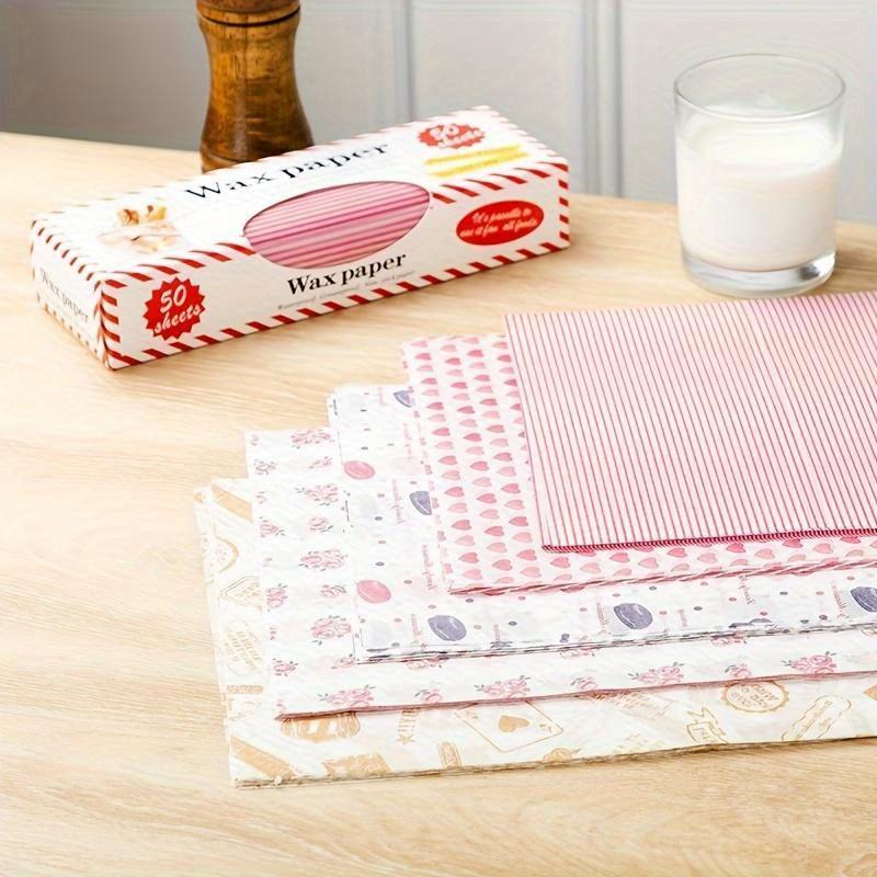 Polystyrene Food Wrappers Printed Absorbent Baking Paper Dessert And Snack Tray Liners