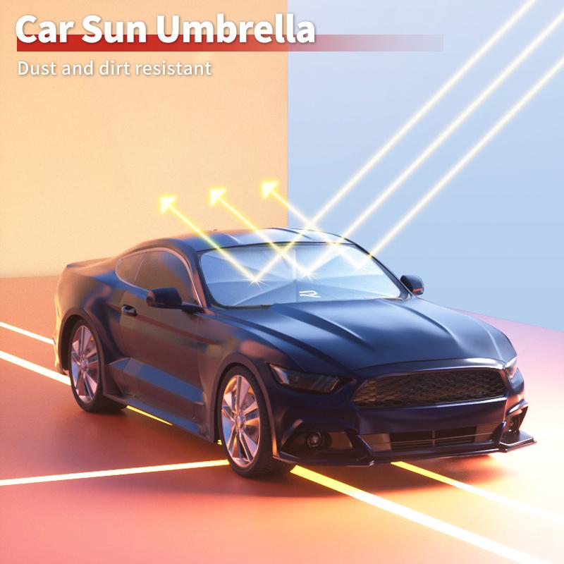 LEG1 Car Front Windshield Sunshade Umbrella Summer Sun Protection For VW R Magotan Passat Tiguan Scirocco Golf 5 7 Polo Jetta Sagitar