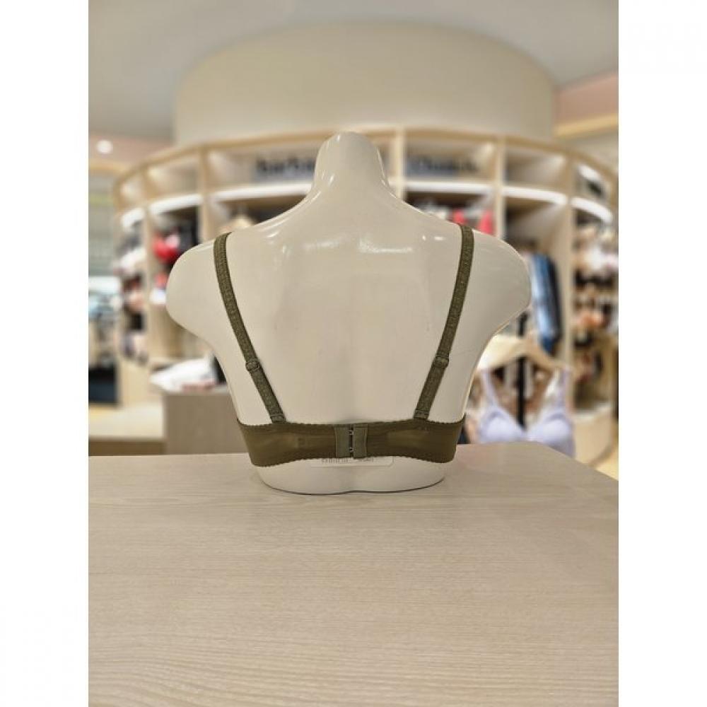 Barbara Khaki Lace Molded Bra Abr4931