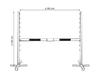 Hobby Horse Jumping Beam - Pink - 160 Cm