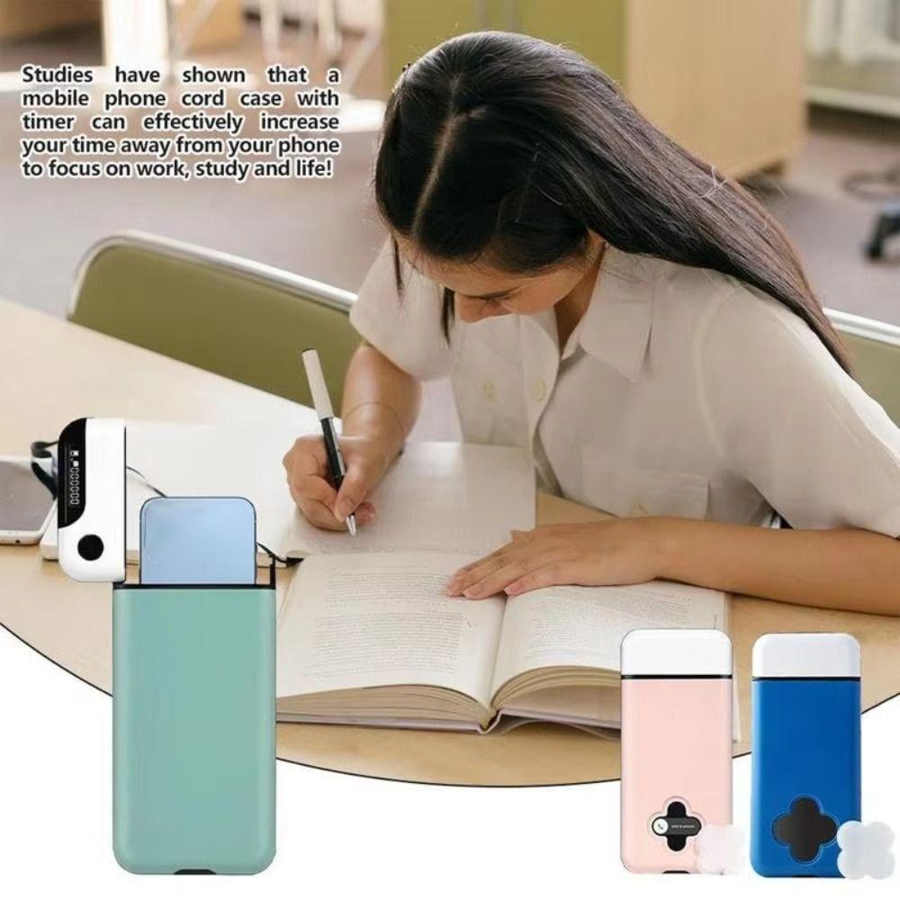 Lightweight Timer Bag Portable Design Portable Safe For Kids Phone Lock Box  School Supplies