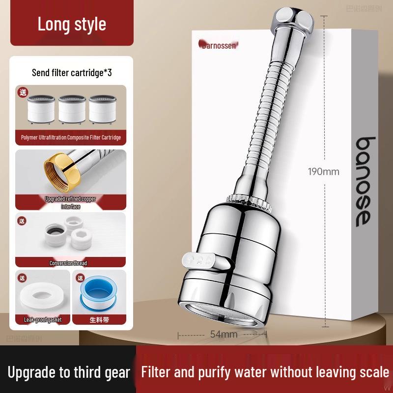 Universal Kitchen Faucet Water Purifier - Anti-Splash Filter Extension