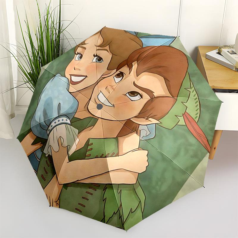 

Tinker bell Themed Travel Umbrella-8 Ribs Automatic Opening and Closing, Portable Folding Design, Compact and Stylish Umbrella Suitable for