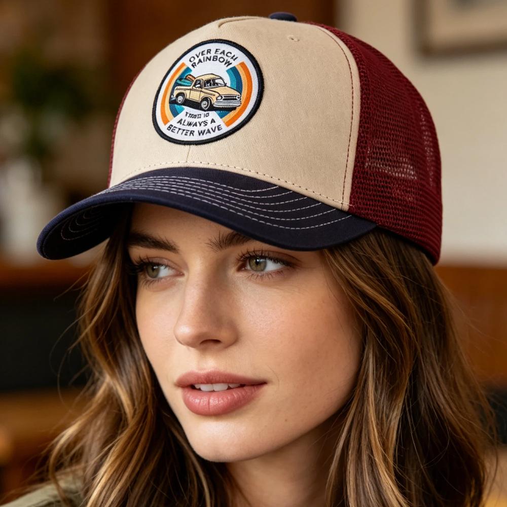 Unisex Geborduurde Trucker Pet Mesh Baseballpet Zomer Buiten Zonbescherming Trend Pet Pet Voor Mannen Vrouwen