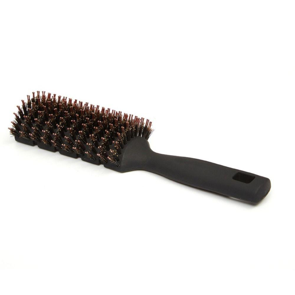 Anti Static Soft Boar Bristles Comb Professional Detangling Hair Brush Scalp Massage Comb  Salon