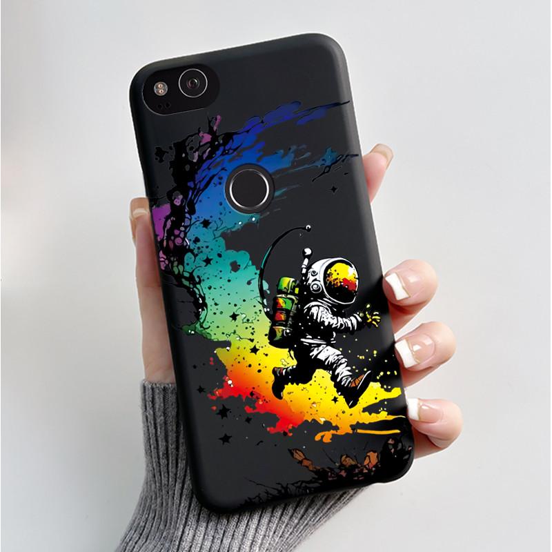Für Google Pixel 2 Hülle Weicher Schwarzer Silikon-Stoßfänger Schmetterling Handyhülle für Googe Pixel2 2XL Pixel2XL 2 XL Hüllen Fundas Coque