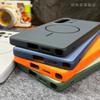For Samsung Galaxy S26 S25 S24 Ultra Case Magnetic For MagSafe Matte Skin Feel Color Blocking Cover Non-Slip Shockproof