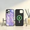 Laser Style Phone Case For iPhone17,16,15,14,13,12,11 Plus,Pro Max Magnetic For Magsafe Wireless Charging