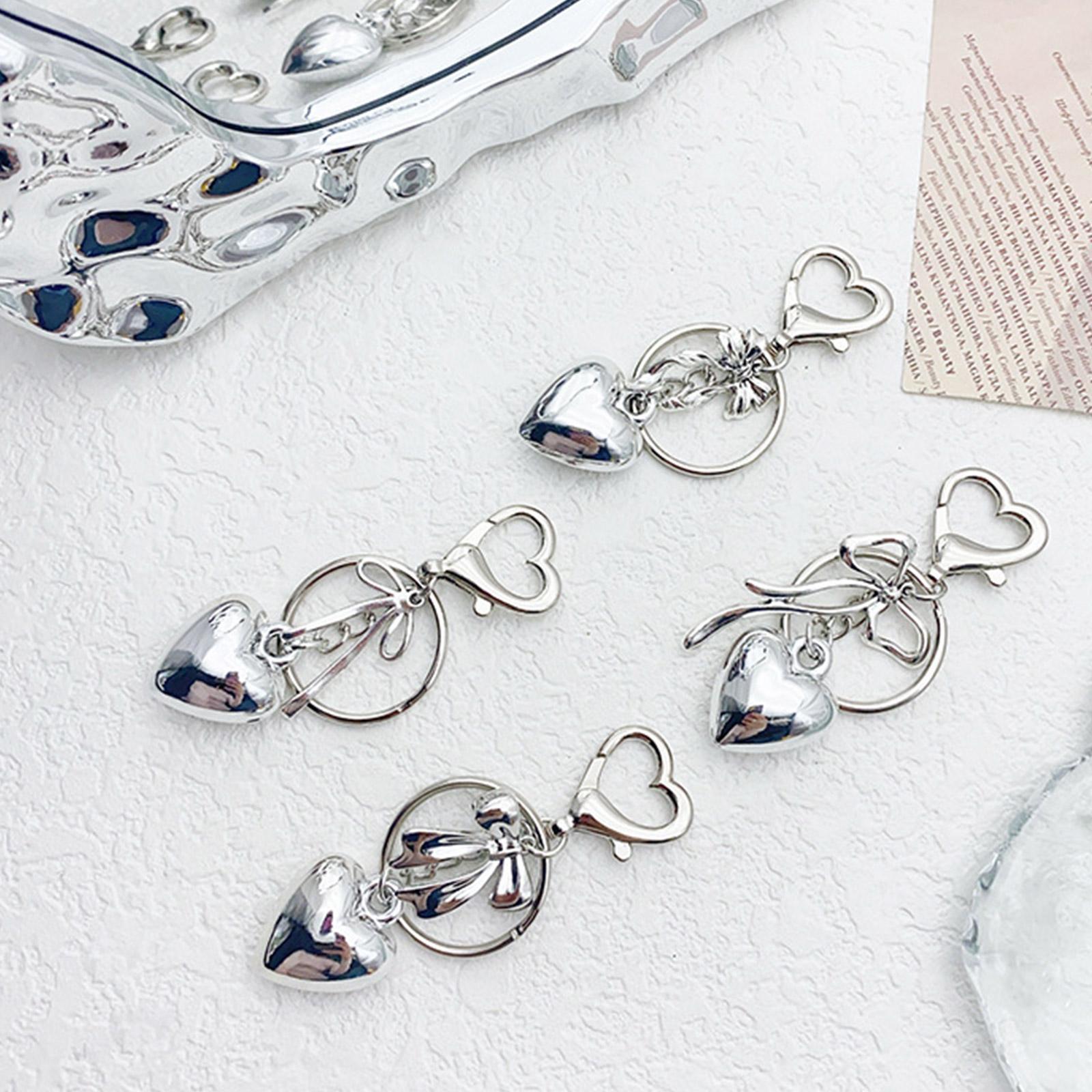 Элегантный кулон в виде сердца с бантом — фото 6