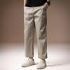 High-end American trendy brand ice silk cool nine-point casual pants men's spring new loose and versatile wide-leg straight-leg pants