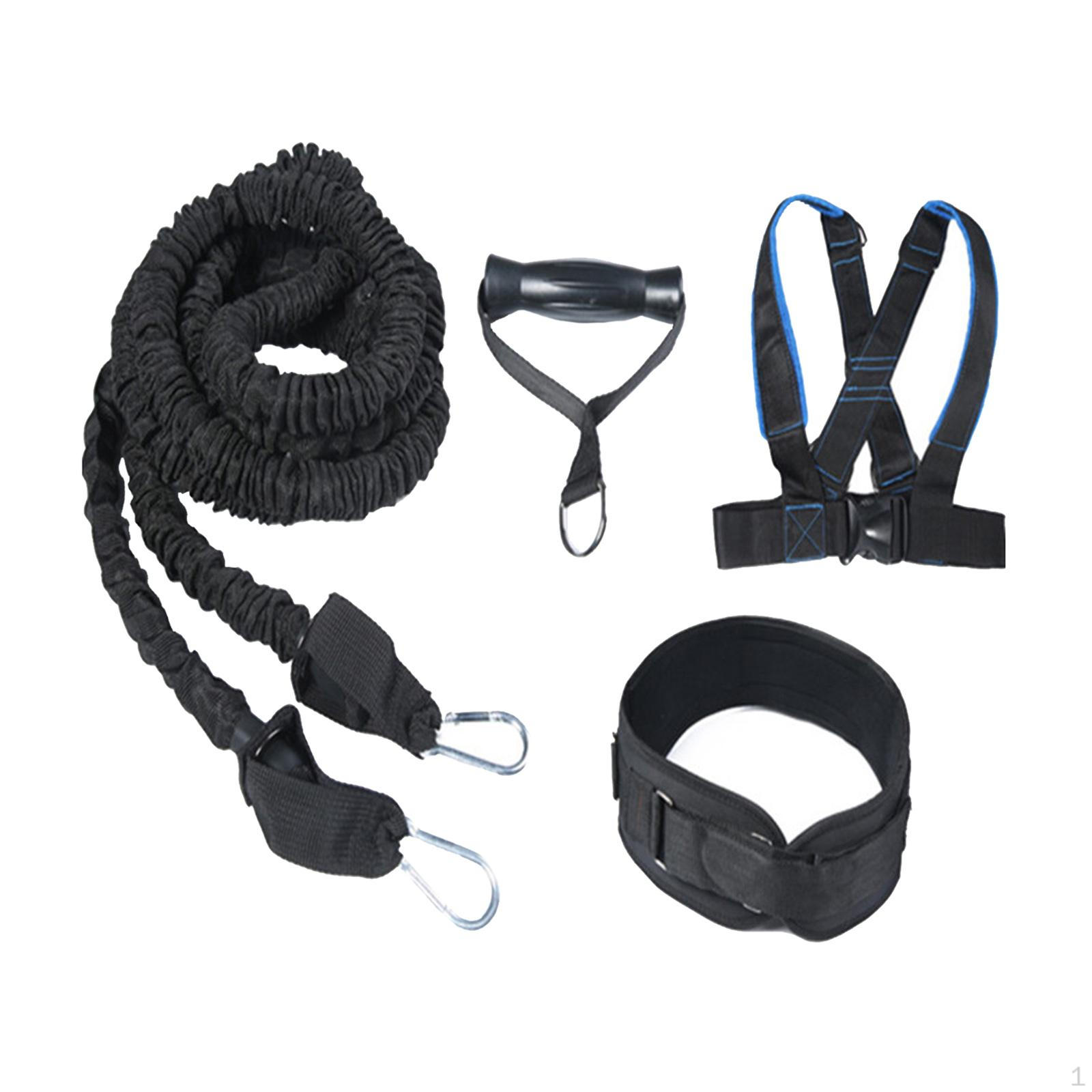 

Fitness Training Resistance Band Waist Belt Trainer Shoulder Strap Harness Basketball Agility