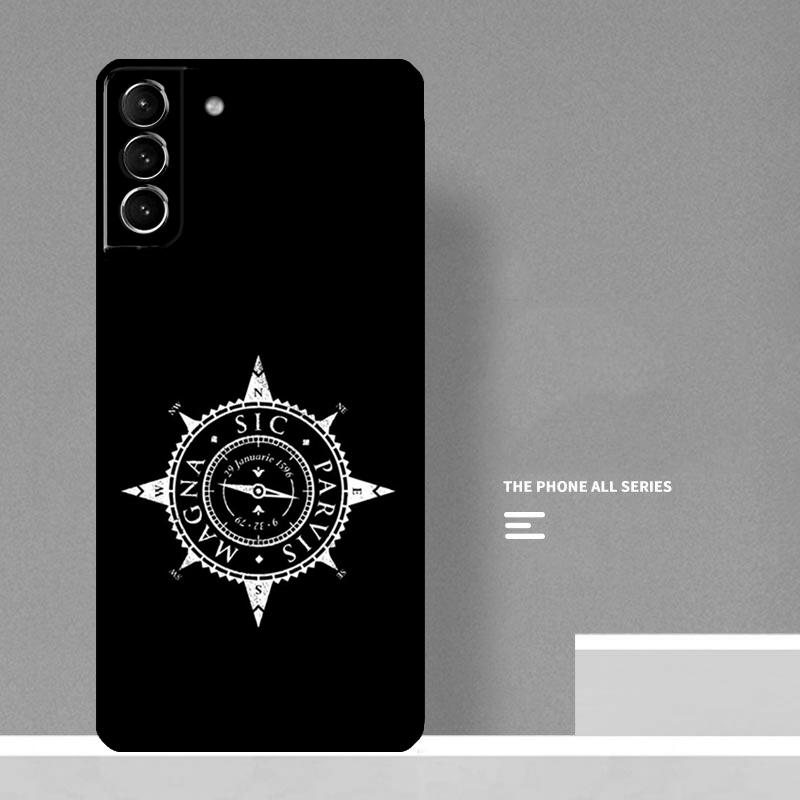 Compass Phone Case For Samsung Galaxy S25 S26 Ultra S20 S21 S22 S23 S24 Plus S10 S25 FE Cover Coque