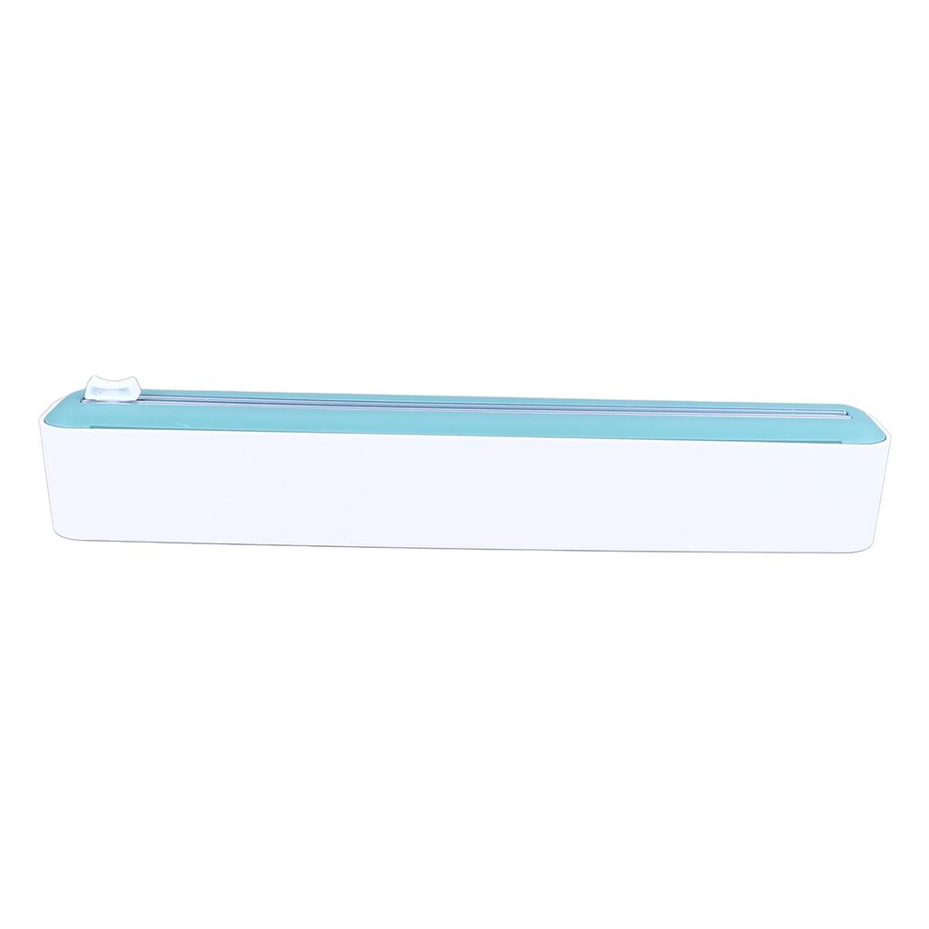 Reusable Cling Film Dispenser Magnetic Refillable Plastic Wrap Dispenser with Cutter Magnetic Stripe