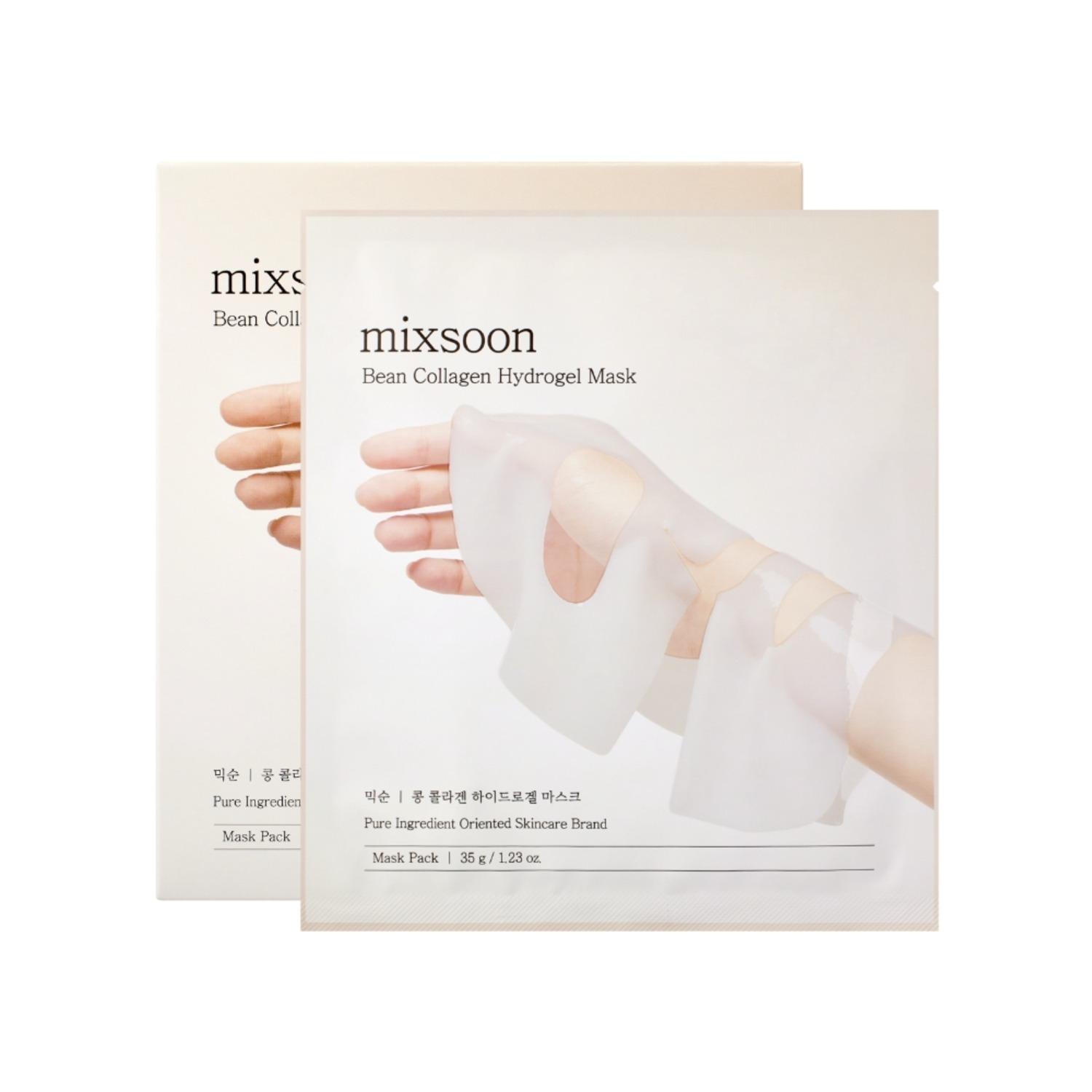 Authentic mixsoon Soy Collagen Hydrogel Mask (5 Pack) Firming Sheet Mask Korea Shipping