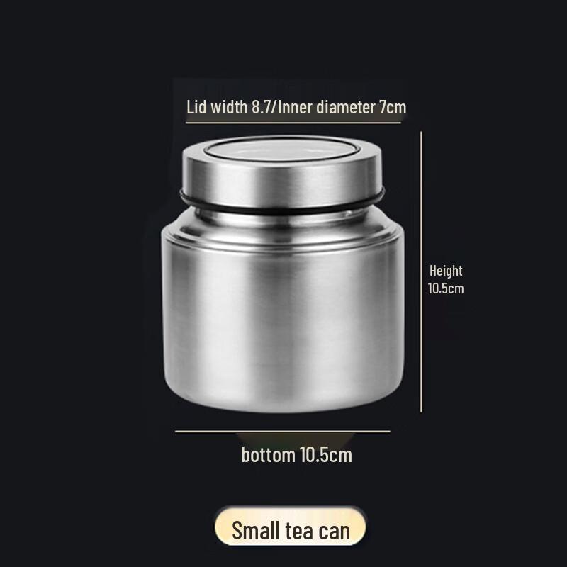 Yipan Airtight Tea Storage Canister with Transparent Lid