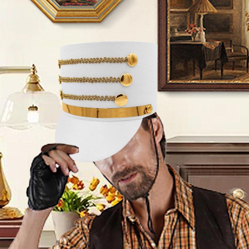 Toy Soldier Hat Nutcracker Accessory Top Hat Toy Soldier Cosplay Accessory for Stage Performance Christmas Dress Up Party