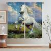 Diagram of Fine Horse Kitchen Curtains 2 Pcs Set Elegant Room Curtains on Offer Free Shipping Curtain Blinds Tentacles Blackout