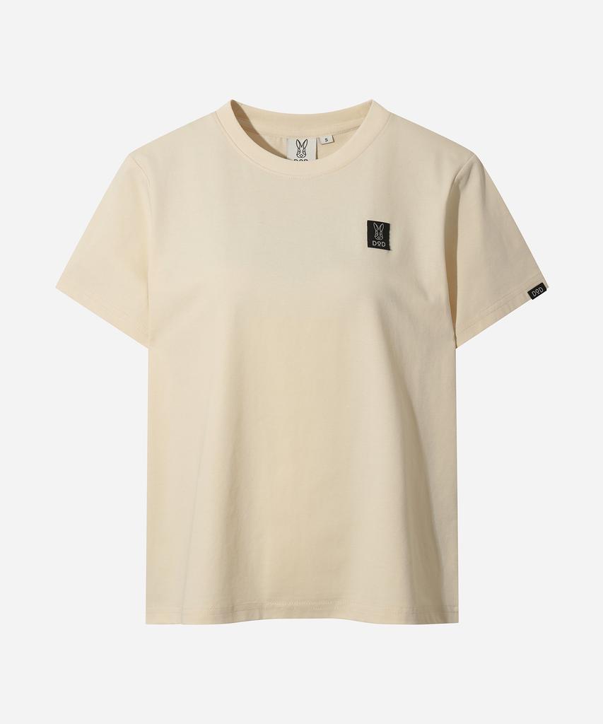 DOD Women'S) Rabbit Short Sleeve T-Shirt (Cream)
