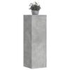VidaXL Support pour plantes gris béton 33x33x100 cm bois d'ingénierie, support de fleurs, support de pot de plante, support 852954