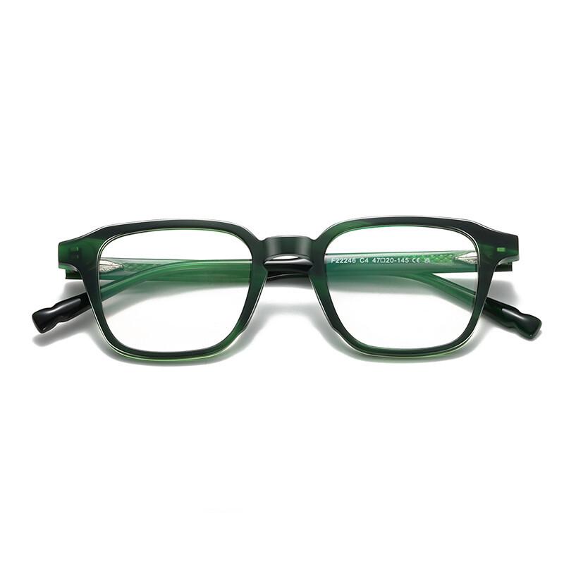 New Acetate Reading Glasses Men Women Anti Blue Ray Ultralight Presbyopia Small Square Optical Glasses