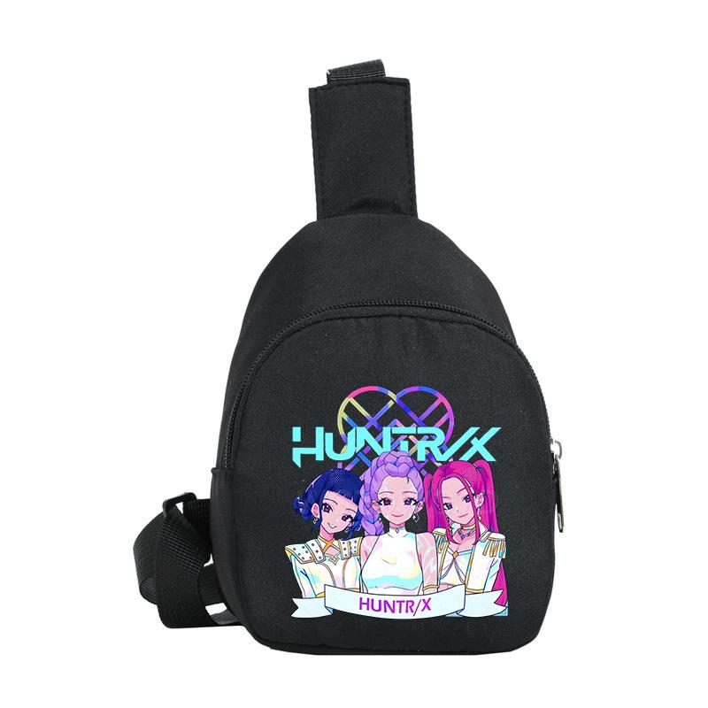 Children'S Breast Bag Animation Cartoon Peripheral Printing Casual Shoulder Bag Going Out Portable Messenger Bag