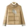 Padded jacket women's new winter warm padded jacket retro down padded jacket tide