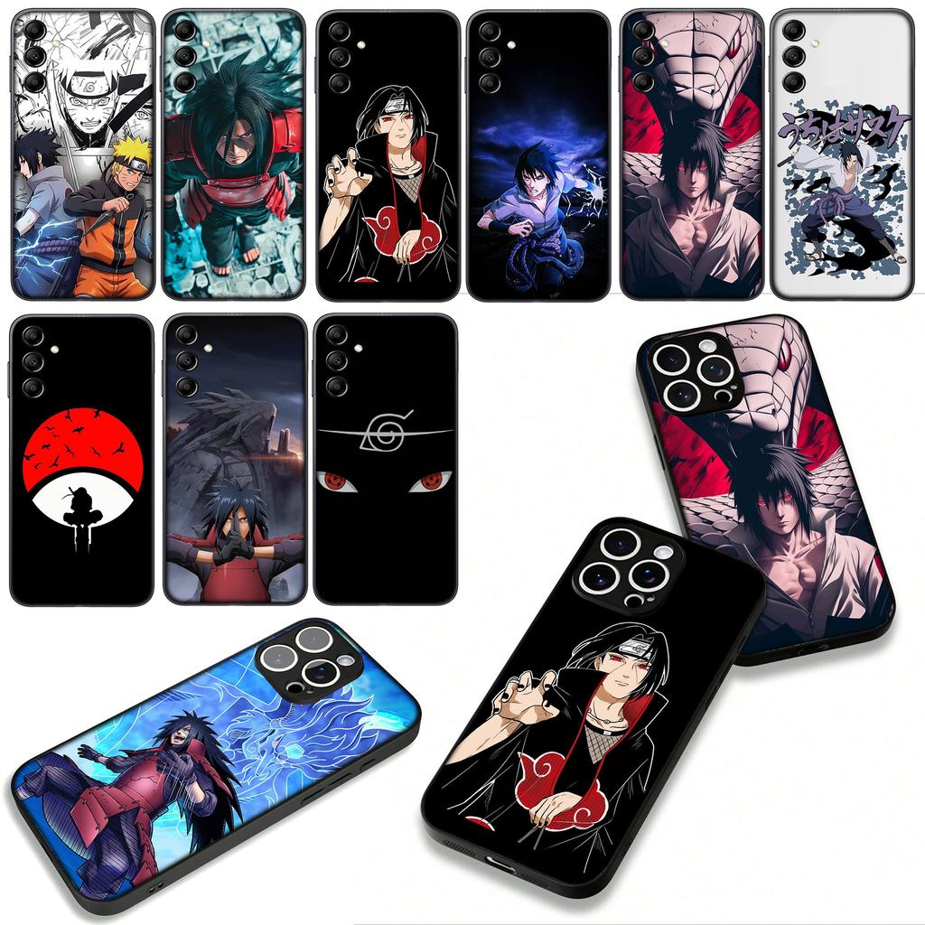 Madaras Uchiha Itachi Narutos Sakura Cover for Samsung Galaxy S25 S24 S22 S23 FE Ultra Plus A56 A05 A06 A15 A16 A55 S7 Edge Case